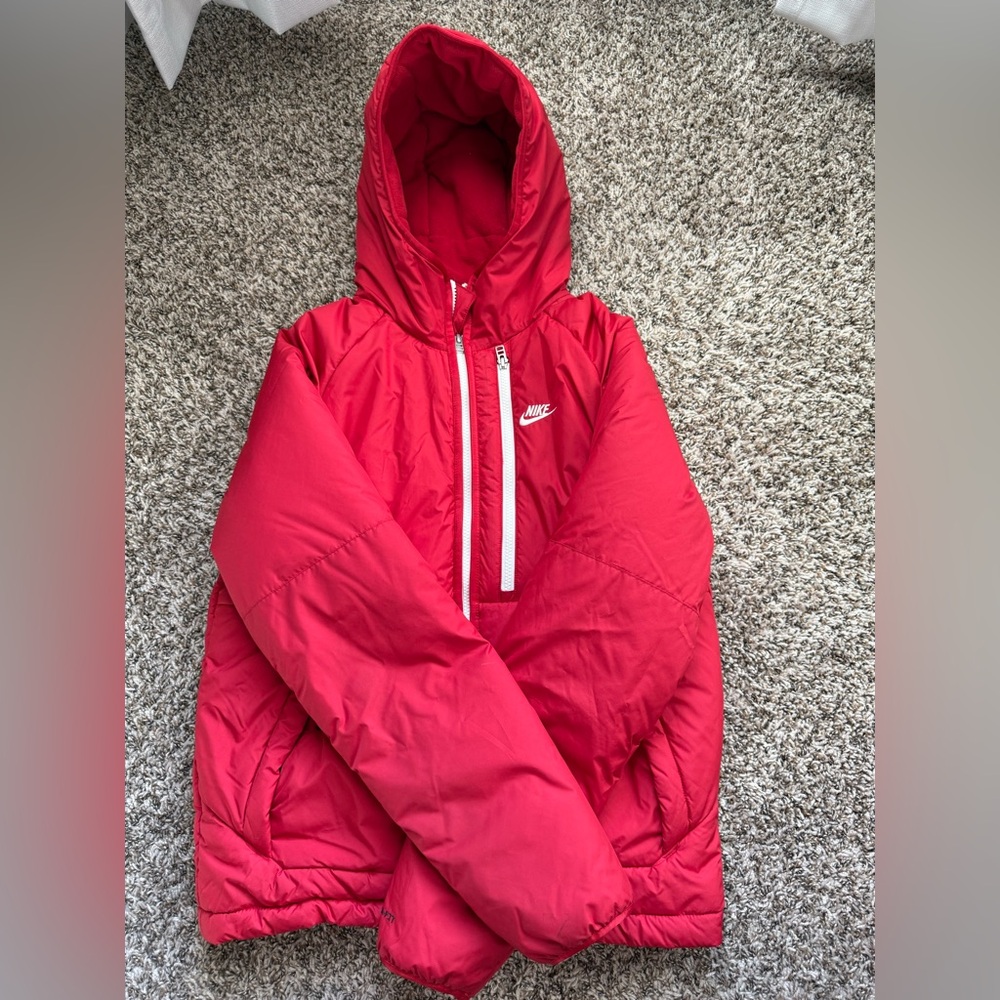 Nike Red Hooded Jacket